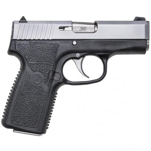 kahr ct380 pistol .380 acp 3 in. two tone black and stainless 7 rd