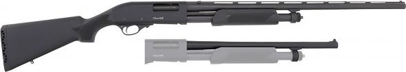 european american armory, combo churchill, pump action, 12 ga, 28" barrel 5+1 round, black synthetic stock