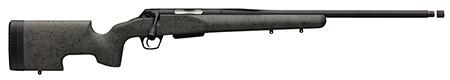 winchester guns, xpr renegade long range, 6.5 prc, 3+1 round, 22" barrel, black perma-cote black webbed green grayboe renegade long range stock right...
