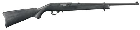 ruger 10/22 carbine semi-auto 22lr 18.5" 10+1 blk syn stock black finish