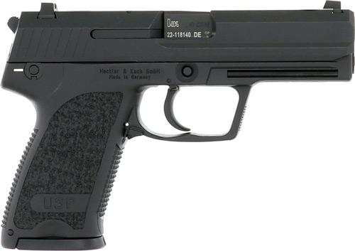 heckler & koch, usp, v1, 9mm, 4.25" barrel, black, 10 round