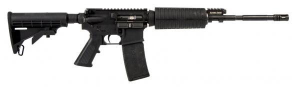 adams arms p1 5.56x45mm nato 16" barrel 30+1 black black 6 position collapsible stock black a2 grip right hand