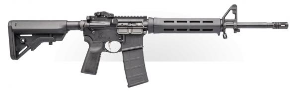 springfield armory saint 5.56x45mm nato 16" barrel 30+1 black hard coat anodized adjustable b5 bravo stock
