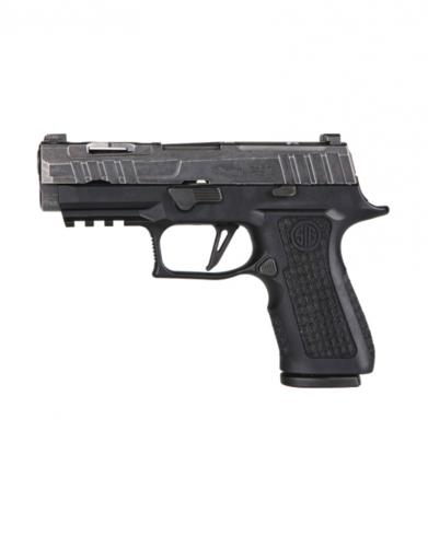 sig sauer, p320 xc spectre, striker fired, 9mm, 3.9" barrel, 15+1 round, night sights, spectre finish