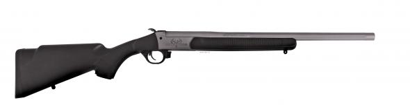 traditions outfitter g3 single shot rifle, syn black, cerakote, 44mag, 22" barrel