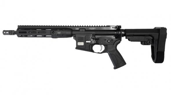 lwrci ic di mlok pistol + sba brace, 5.56, 10.5" barrel, black, 30 rd