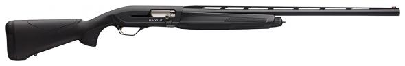 browning maxus ii stalker 12 gauge 28" barrel 4+1 3" chamber matte black matte black fixed overmolded grip paneled stock right hand (full size)