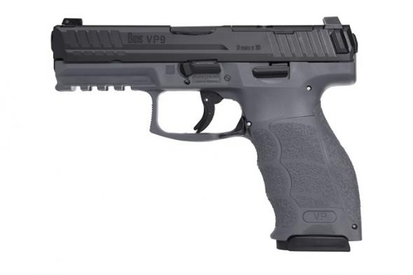 heckler & koch vp9, 9mm, 4.09" barrel, optics ready, 15 round, gray