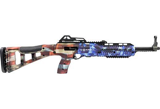 hi-point firearms carbine ts semi-auto 45ap 17.5" barrel hydro dip flag pattern