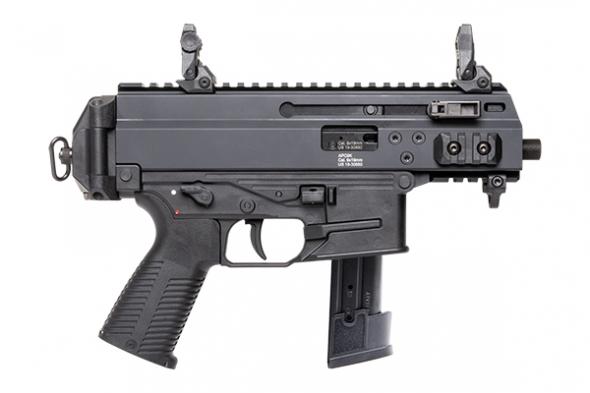 b&t apc9 pro 9mm 4" barrel folding low profile adjustable sights accepts p320 style magazines black 21 rounds