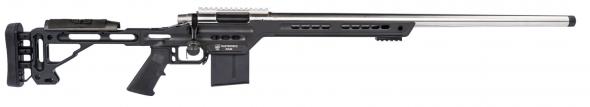 masterpiece arms pmr 6.5 prc 26" barrel 10+1 round black cerakote black cerakote aluminum chassis with adjustable cheek stock black a2 grip right...