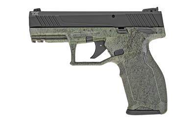 taurus tx-22 .22lr 4.1" adj. 16-shot green splatter
