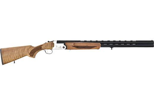 iver johnson 600lw over under 12ga 3" chamber 28" barrel ct-5 silver/black walnut 2 rounds