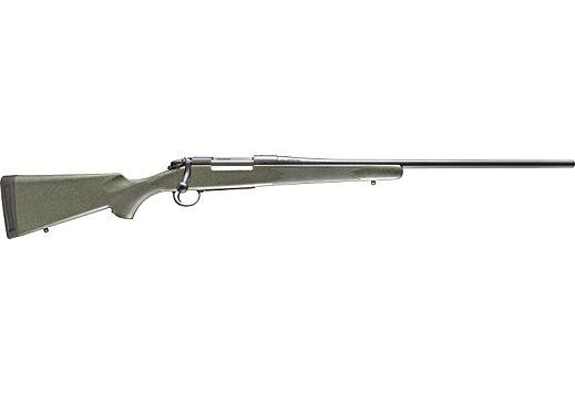 bergara rifles b-14 hunter 7mm rem mag 24" black cerakote rec/barrel softtouch green speckled molded fixed stock right hand 3 rounds