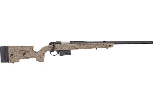 bergara b-14 hmr, 6.5 creedmoor, 22" blued cerakote threaded barrel, mini-chassis stock, 5-rd