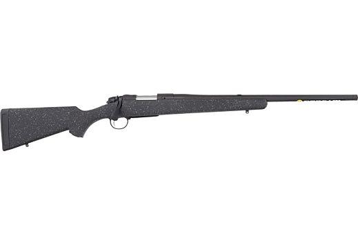 bergara rifles b-14 ridge 7mm-08 rem 24" black cerakote rec/barrel gray speck black molded fixed synthetic stock right hand 4 rounds