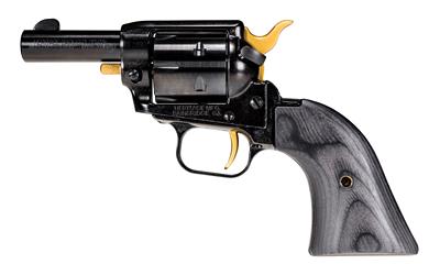 heritage, barkeep, single action revolver, 22 lr, 2.68" barrel, black oxide finish, gold accents, laminate grips, fixed sights, 6 rounds, long rifle...