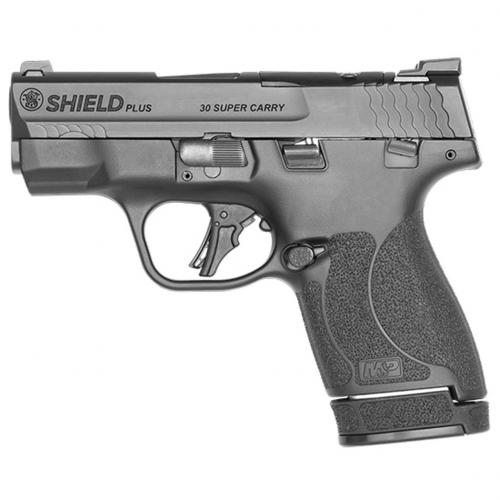 smith & wesson m&p shield plus 30 super carry, 3.1" barrel thumb safety 13+1 and 16+1