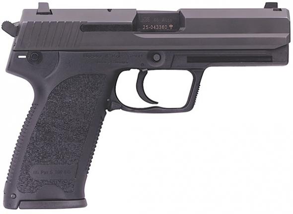 heckler & koch usp v1, .45acp, 4.41" barrel, black, 12 round