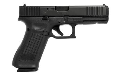 glock, 22, gen 5, semi-automatic, striker fired, full, 40 s&w, 4.49", black, 15 rounds, front serrations, fixed sights, polymer, matte