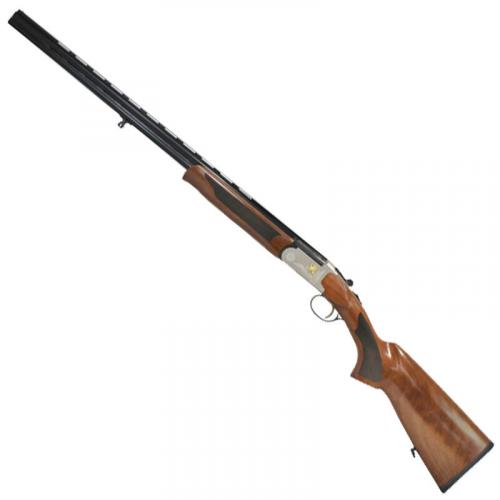 iver johnson, 600lw, over/under, .410 gauge, 3" chamber, 28" barrel, silver/black walnut, 2 round