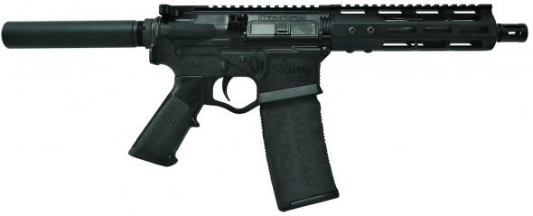 ati, omni hybrid maxx, 300 blackout, 8.50" barrel, black receiver, black buffer tube, black polymer grip, right hand, 30 rounds