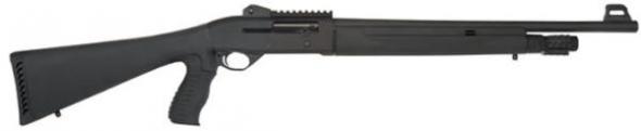 mossberg sa-20 semi-auto 20 gauge 20" barrel 3" full length synthetic w/pistol grip blue