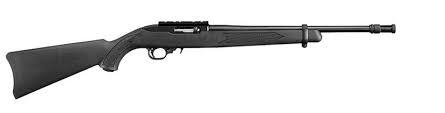 ruger 10/22 semi-automatic tactical 22 long rifle 16.13" threaded barrel black synthetic black matte