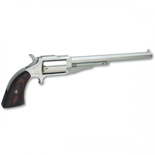 naa 18606 1860 hogleg 6" single 22 winchester magnum rimfire (wmr) 6" 5 wood stainless
