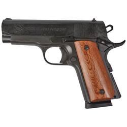 rock island armory 1911 compact semi automatic pistol .45 acp 3.5" barrel wood grips parkerized finish