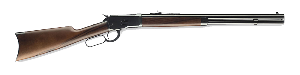 winchester repeating arms, 1892 winchester rifle, lever action, 357 mag, 20" round barrel, blued finish, wood stock, right hand, 10rd, adjustable...