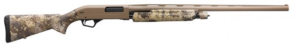 winchester repeating arms, sxp hybrid hunter, 12 gauge, 26" barrel, 4+1 capacity, 3" chamber, flat dark earth perma-cote, truetimber prairie stock,...