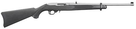 ruger 10/22 carbine semi-auto 22lr 18.5" 10+1 black syn stock ss