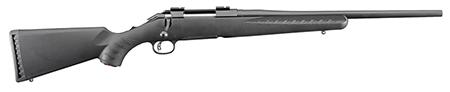 ruger 6909 amer-c bolt 7mm-08 remington 18" matte blk 4+1 blk composite stk