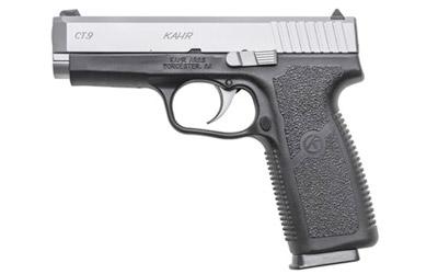 kahr arms ct9 semi-automatic double action only compact 9mm 4" polymer matte stainless polymer 7rd 1 mag fixed sights