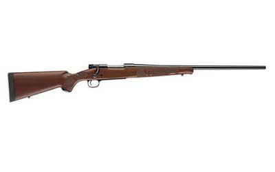 winchester arms model 70 featherweight bolt action rifle 7mm-08 remington 22" barrel blued 5 rounds free float walnut stock brushed polish finish...