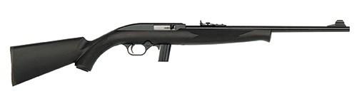 mossberg 702 semi-automatic 22 long rifle 18" synthetic blue