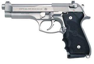 beretta, 92fs brigadier, semi automatic, 9mm, 4.9" barrel, fixed sights, stainless finish, right hand, 10 round capacity