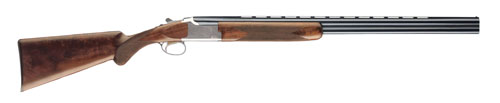 browning citori white lightning 12 ga 28" 3" gloss walnut blue/silver