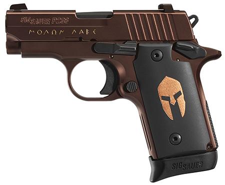 Super Priced!!! SIG P238 Spartan .380 ACP 2.7 Inch Barrel Siglite Night Sights Oil Rubbed Bronze Frame and Slide Finish Black Spartan Grips 6 Round 💲💲Cash $449.95💲💲