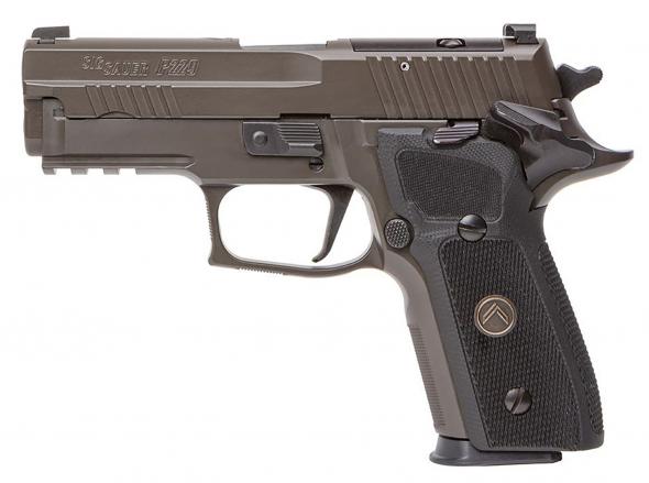 sig sauer p229 legion, single action only, semi-automatic, 9mm, 3.9" barrel, legion gray, black g10 grips, xray3 day/night sights, optic ready,...