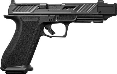 shadow systems, dr920p elite, semi automatic pistol, 4.5" compensated black barrel, 9mm, black, 17 round, right hand, optic ready