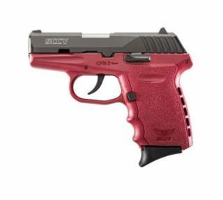 sccy cpx2 9mm 3.1" 10rd semi red black slide no ext sa