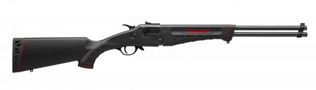 savage model 42 takedown over under break action combo rifle/shotgun .22 lr/.410 bore 20" barrels 2 rounds synthetic stock black finish 22440