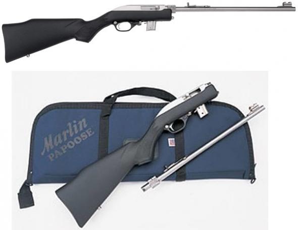 Original Take Down!!! Marlin Papoose 70670 70PSS Semi-Auto 22LR 16.25" 7+1 Takedown Blk Syn Stk Stainless 💲💲CAsh $299.95💲💲