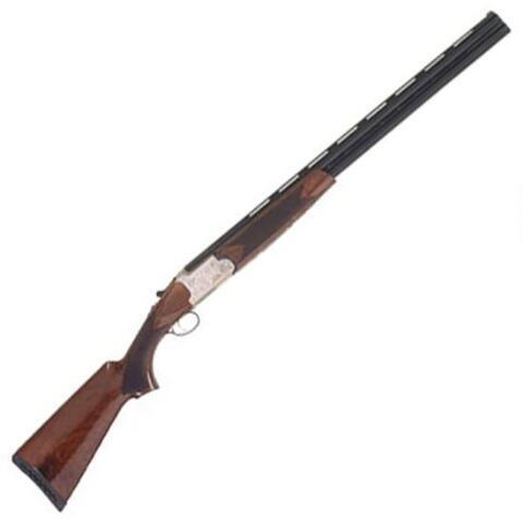 tristar setter s/t over/under shotgun .410 bore 28" barrel 3" chamber 2 round capacity walnut stock satin silver finish 30418