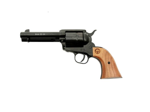chiappa firearms saa 1873 22lr 4.75" 6rd wood black