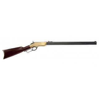cimarron 1860 henry civilian lever action rifle .45 lc 24" barrel 12 rounds walnut stock blued ca288