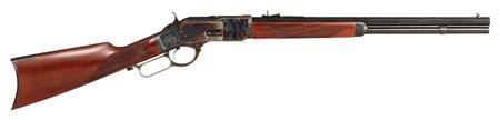 taylors firearms, 1873 comanchero lever action, 45 long colt, 20" barrel, 10+1 round, walnut stock case hardened