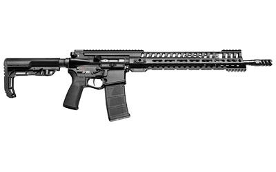 patriot ordnance factory, p-415 edge, semi-automatic rifle, 5.56 nato, 16.5" barrel, black finish, 30rd, 14.5" mlok rail